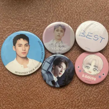 SEVENTEEN 캔 배지