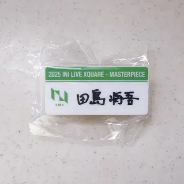 INI 타지마 쇼고 명찰