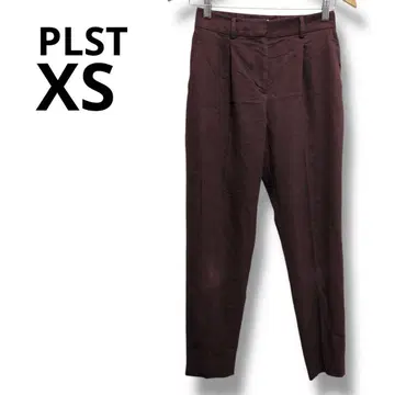 PLST 버건디 슬랙스 XS 사이즈 브라운 플라스테 작음