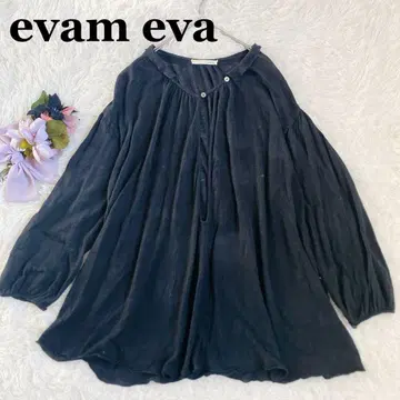 [ 부드러운 린넨 ] evam eva 에붐에바 A라인 상의 긴 기장