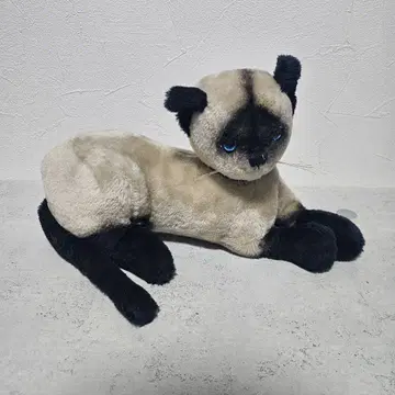 빈티지 봉제 인형 샤무 고양이