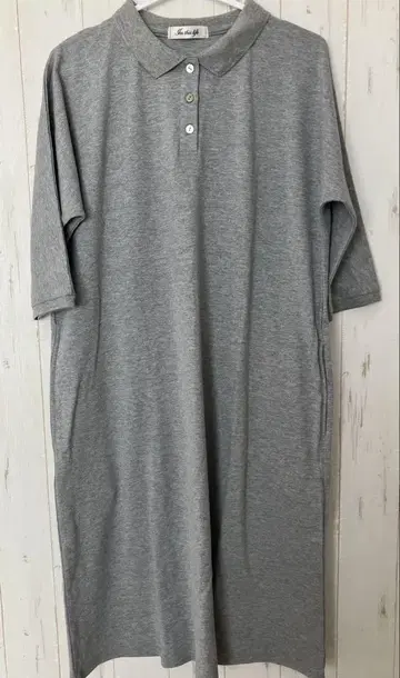 폴로 옷깃 루즈핏 원피스