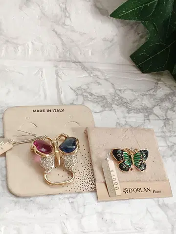 D'ORLAN Paris 브로치 외 2점 일괄