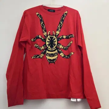 HYSTERIC T SHIRT 거미 프린트 긴팔 티셔츠
