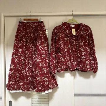 cherry bloom 꽃무늬 셋업 M