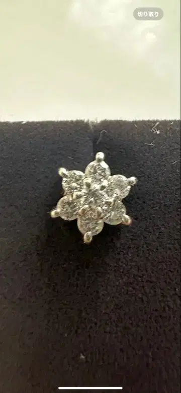 플라티나 다이아몬드 귀걸이