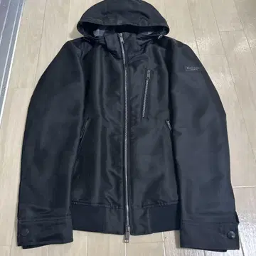 블랙 라벨 섀도우 체크 후드티