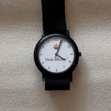 레어 작동품 Apple Think Different 빈티지 손목시계