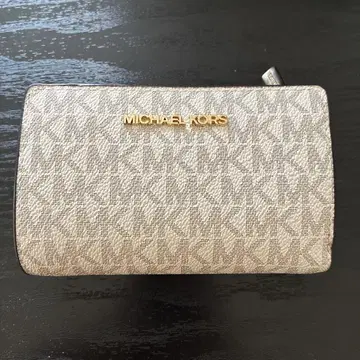 MICHAEL KORS 접이식 지갑 베이지