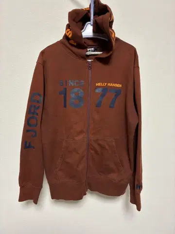 HELLY HANSEN 헬리한센 디자인 후드티 L 약간 얇음 FJORD