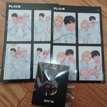 PLAVE 멤버십 membership 4컷 포토 배지 세트