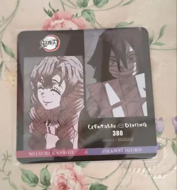 귀멸의 칼날 ufotable DINING 기둥 카페 코스터 오바미츠