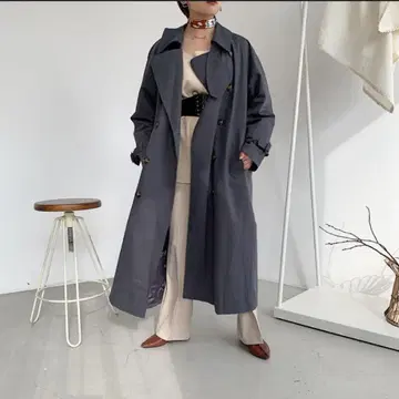 롱 트렌치코트