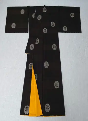 흙 염색 수직 오시마 명주