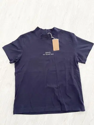 A.P.C. 네이비 로고 셔츠