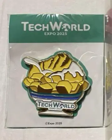 TECH WORLD 핀 배지
