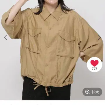 컨디션 최상 니코앤드 테로테로 트윌 워크 셔츠 현행 모델 2025
