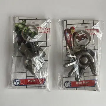 MARVEL 아이언맨 헐크 메탈 키링