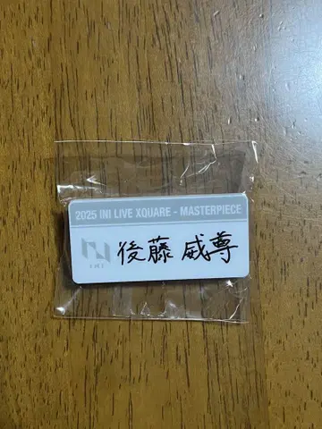 INI 고토 타케루 캡슐 토이 명찰