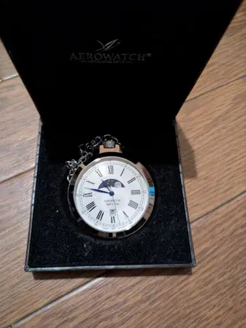 AEROWATCH 회중시계 실버