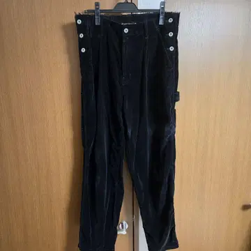 doublet 더블렛 21aw CUT OFF VELVET PANTS