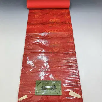 치쿠젠 원조 하카타오리 나고야 오비 옷감 미재단 리메이크 핸드메이드 소재