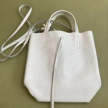 마를론 피렌체 화이트 별 패턴 미니 숄더