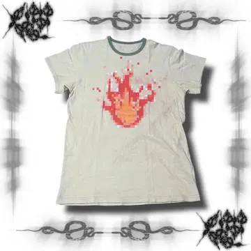Also Beauty:Beast Pixel Fire Tee