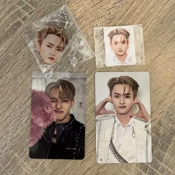 INI 캡슐 토이 트레이딩 카드 타지마 4세트 얼굴 아크릴 키링