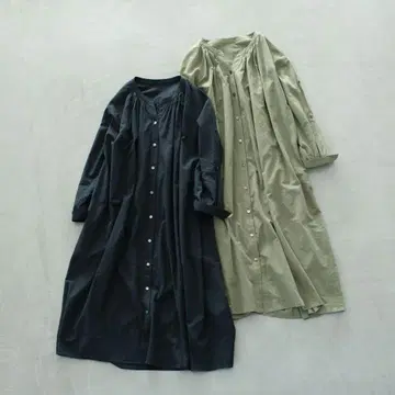 북유럽, 3WAY 뒷트임 개더 원피스 블랙