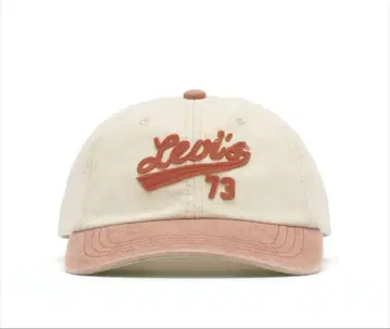 Levi's 야구 모자 73 크림/핑크