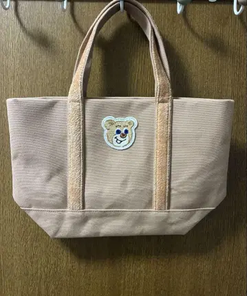 러브러리 바이 페이 와펜 토트백 스몰 올드 테디 베이지