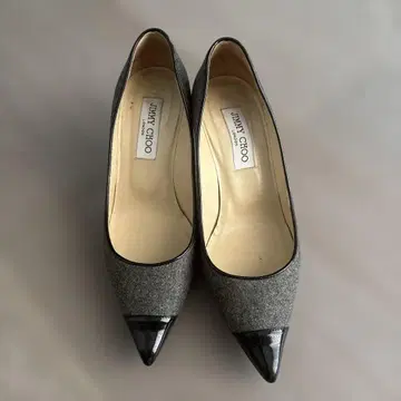 JIMMY CHOO 그레이 스틸레토 하이힐