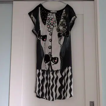 새상품급 TSUMORI CHISATO 슬리브리스 원피스