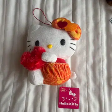 헬로키티 하트 호박 팬츠 봉제 인형