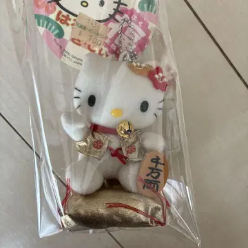 산리오 헬로키티 마스코트 키체인 마네키네코