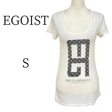EGOIST 에고이스트 화이트 반팔 티셔츠 S
