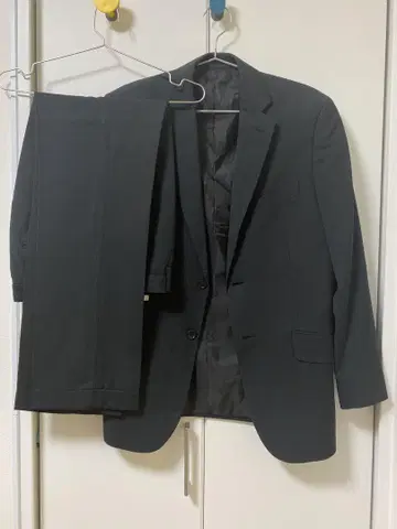 새상품급 블랙 비즈니스 정장 세트 봄/가을