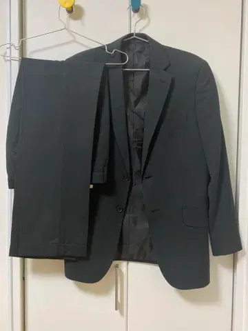 새상품급 블랙 비즈니스 정장 세트 봄/가을