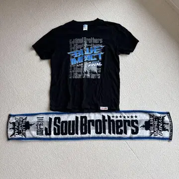 J Soul Brothers BLUE IMPACT 티셔츠 타월 세트