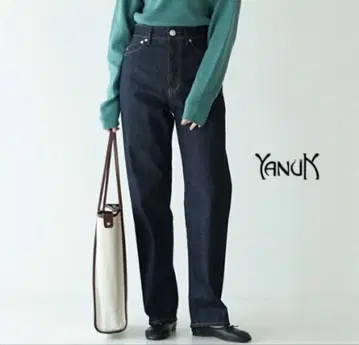 YANUK 인디고 보이 스트레이트 데님 21 세련된 캐주얼