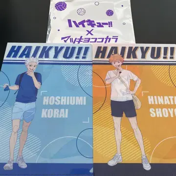 마츠키요 코코카라 x 하이큐!! 콜라보 스티커 클리어 파일