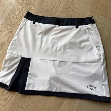 Callaway 골프 여성용 스커트 S 화이트/네이비