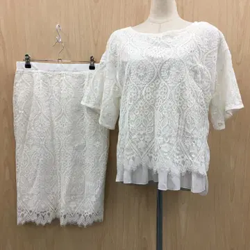 아넬라 럭스 레이스 롱 스커트 셋업 상하의 F0916B14