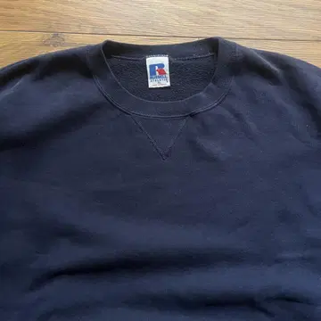 90s 멕시코제 러셀 무지 맨투맨 네이비 XL
