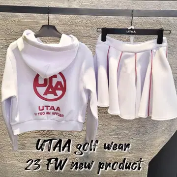 [ 익일 배송 ] 골프 UTAA 유타 셋업 S 사이즈 ( 화이트 )