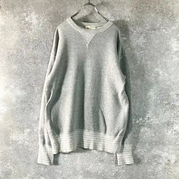 Two Moon LIMITED EDITION 맨투맨 양V 그레이 무지