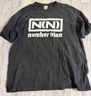 Number (N)ine 넘버나인 박스 로고 티셔츠