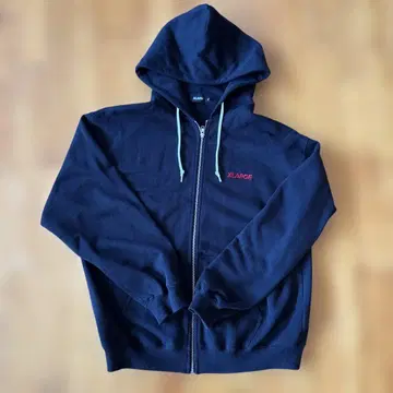 XLARGE 후드 부착 지퍼 후드티