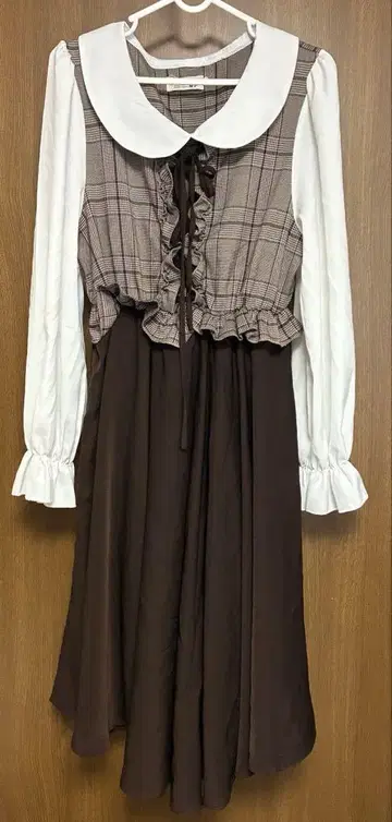 Favorite 체크 무늬 원피스 XL
